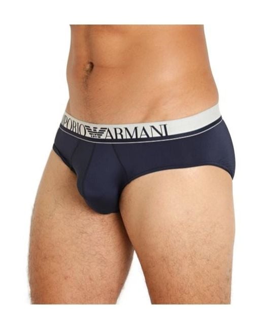 Emporio Armani Blue Logo Underwear for men