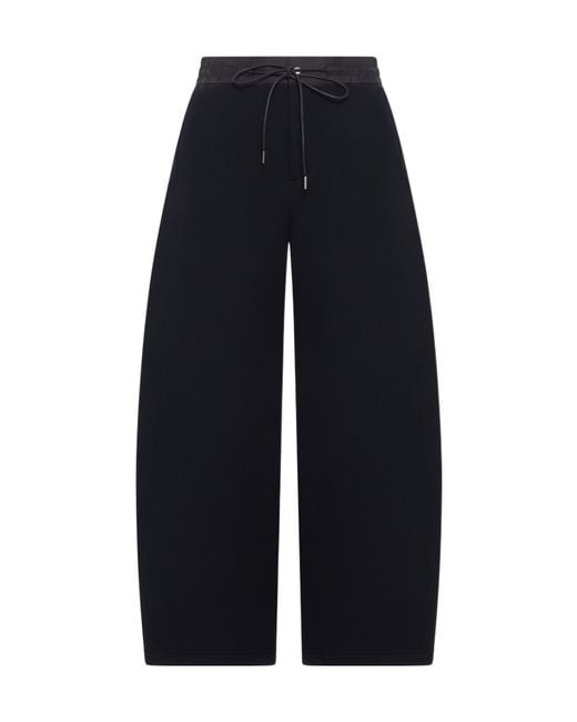 Sacai Blue Drawstring Sponge Track Pants