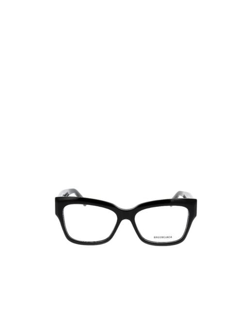 Balenciaga White Eyewear Square Frame Glasses