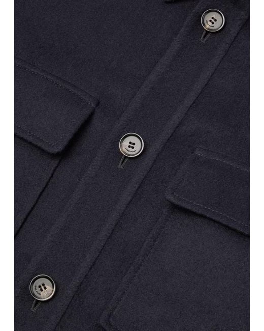 Loro Piana Blue Jim Overshirt for men