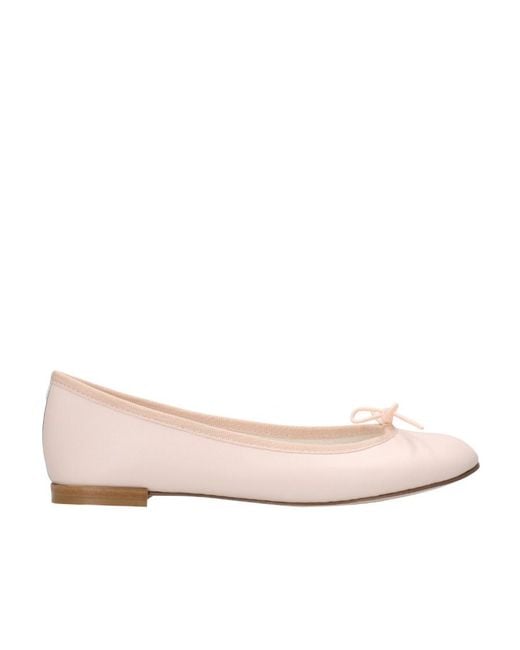 Repetto Natural Bow-Detail Ballerina Shoes