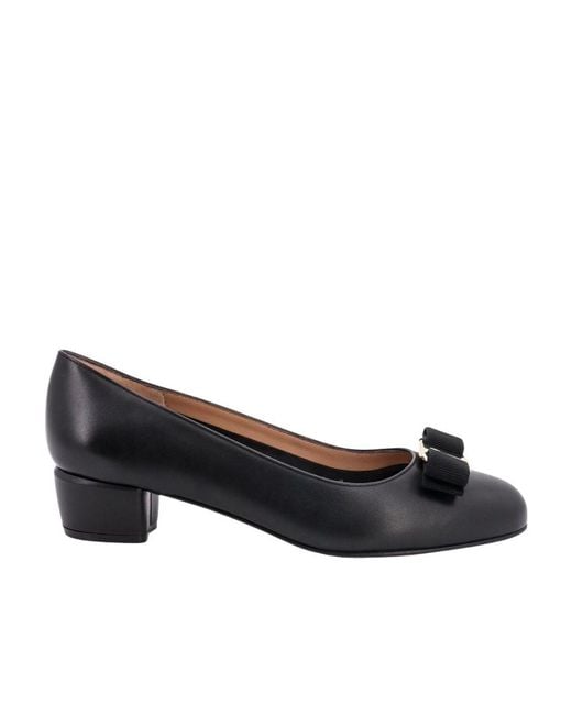 Ferragamo Black With Heel