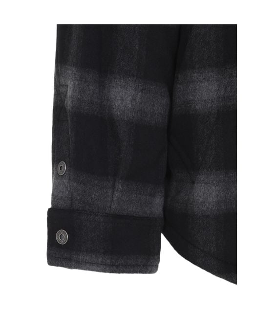 Off-White c/o Virgil Abloh Black Long-Sleeve Shirt Jacket for men