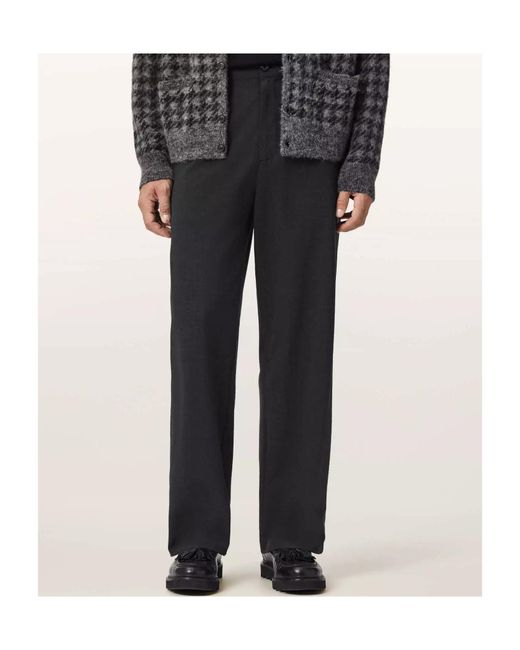 AllSaints Blue Toki Straight-Leg Pants for men