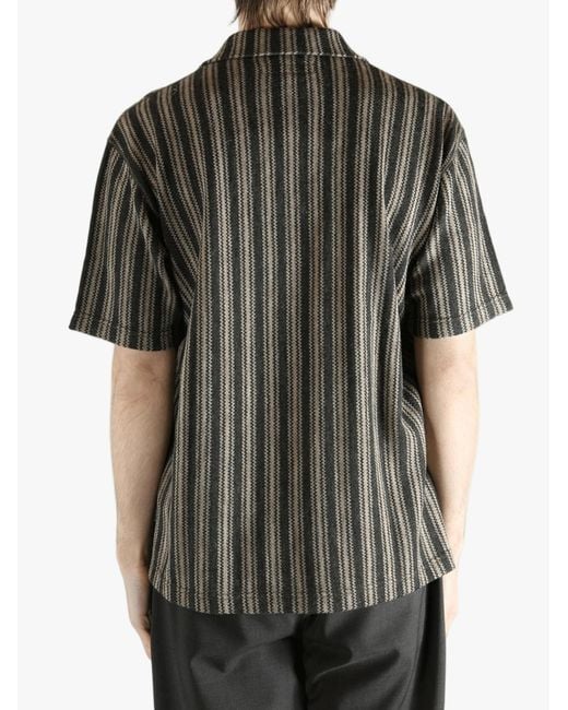 Junya Watanabe Gray Striped Shirt for men