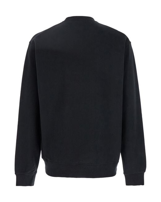 DSquared² Blue Logo-Printed Crewneck Sweatshirt for men