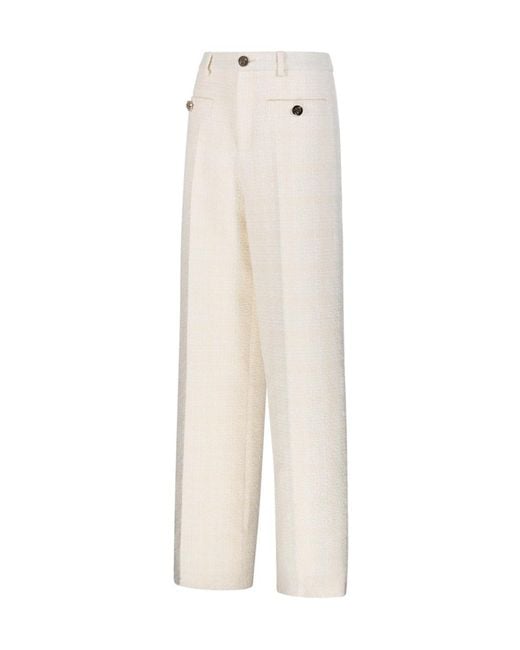 Gucci White Straight-Leg Pants