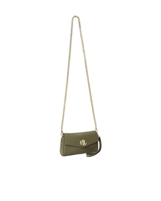 Ralph Lauren White Solid Wallet On Chain
