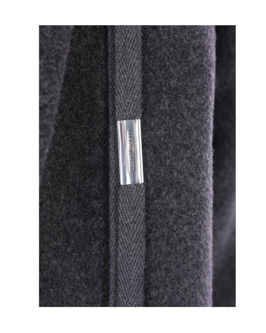 Ann Demeulemeester Blue Viv Notched-Lapel Single-Breasted Coat for men