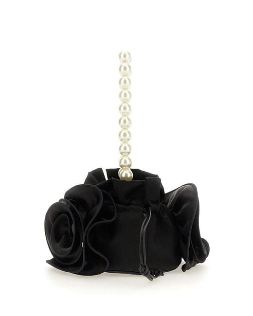 Magda Butrym Black Embellished Small Tote Bag