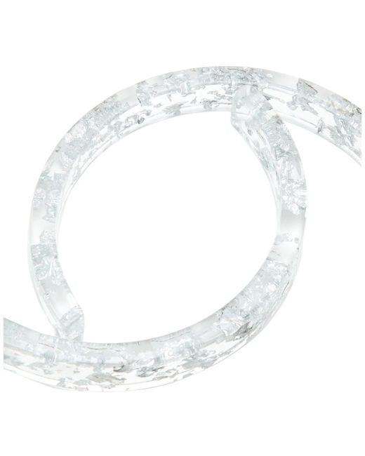 Isabel Marant White Hoop Earrings