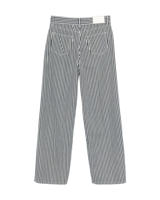 Closed Gray Nikka Striped Jeans