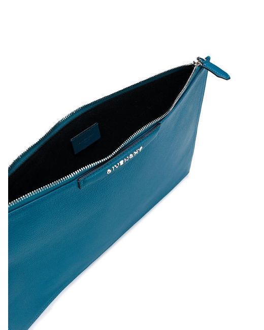 Givenchy Blue Large Goatskin Handbag