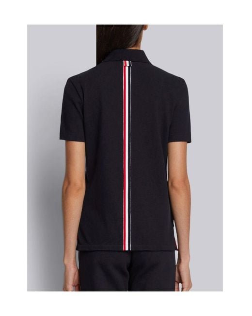 Thom Browne Blue Classic Polo Shirt