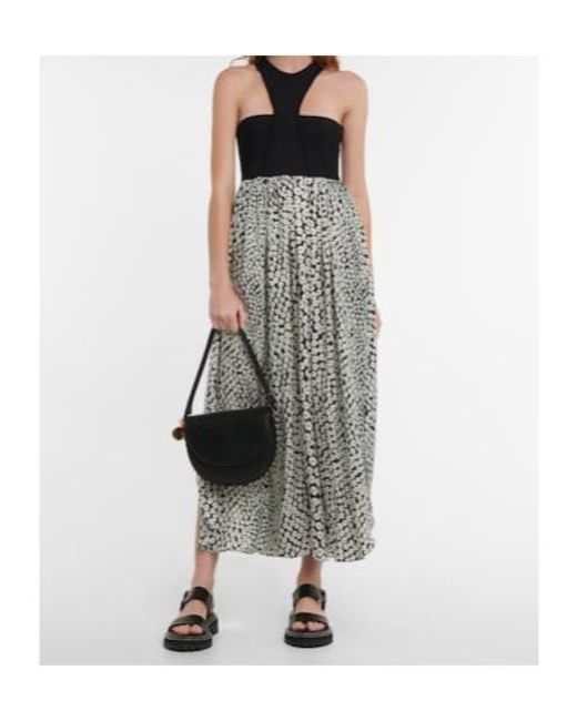 Stella McCartney White Floral Printed Maxi Dress