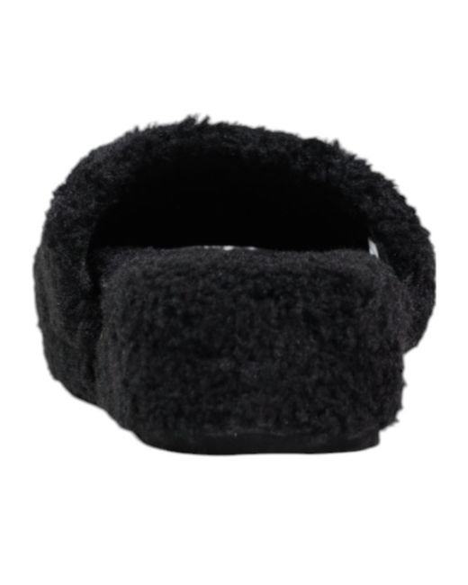 Ralph Lauren Black Logo Slippers