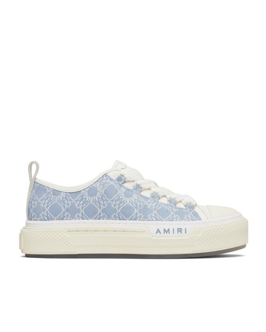 Amiri White Lace-Up Low-Top Sneakers for men