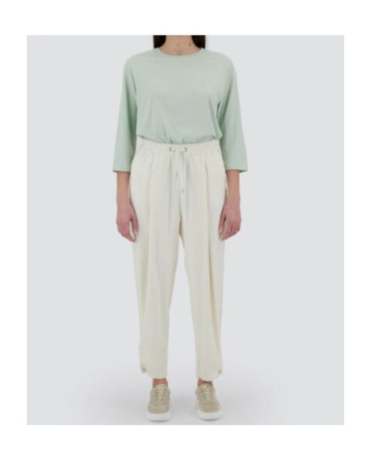 Herno Gray Elastic Waist Drawstring Trousers