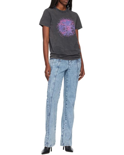 Isabel Marant Blue Isabel Marant Étoile Jaylis Straight Leg Jeans