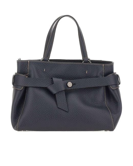 Gianni Chiarini Black Miranda Belted Shoulder Bag