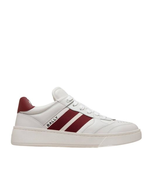 Bally Pink Tie Low Upper Board Shoes for men
