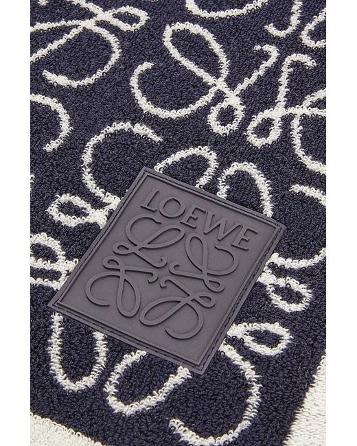 Loewe White Anagram Towel