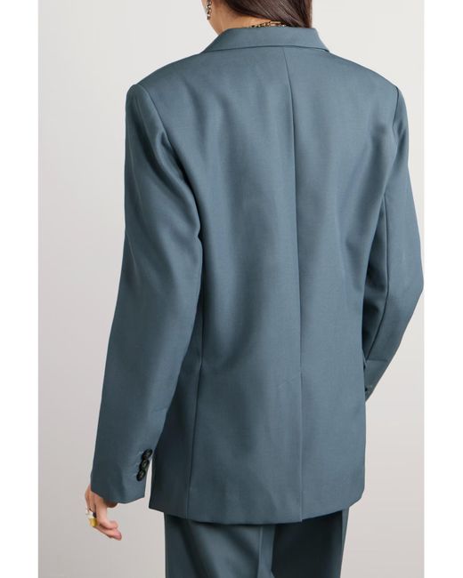 St. Agni Blue Carter Long-Sleeved Suit Jacket