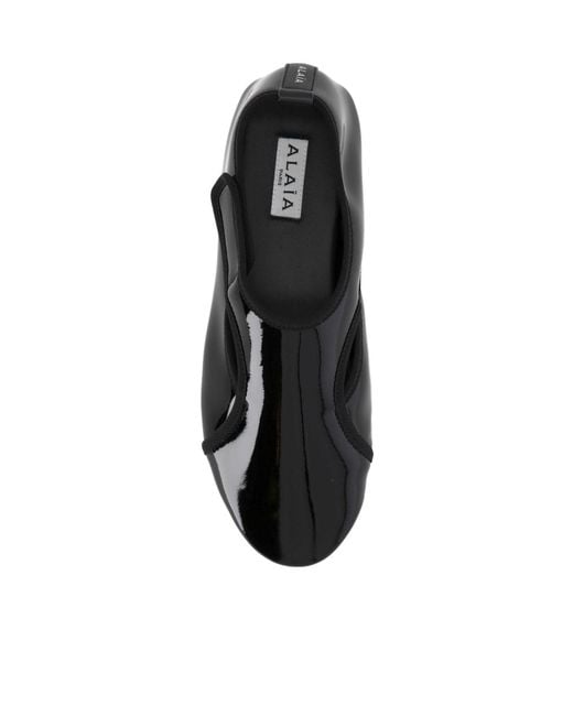 Alaïa Black Alaïa Stretched Ballet Flats