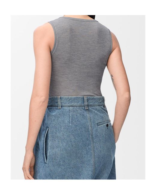 Loewe Gray Anagram Tank Top