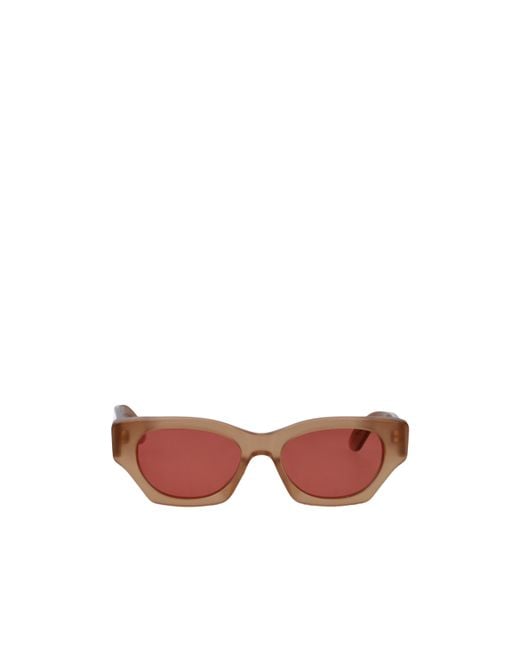Retrosuperfuture Pink Full Frame Sunglasses