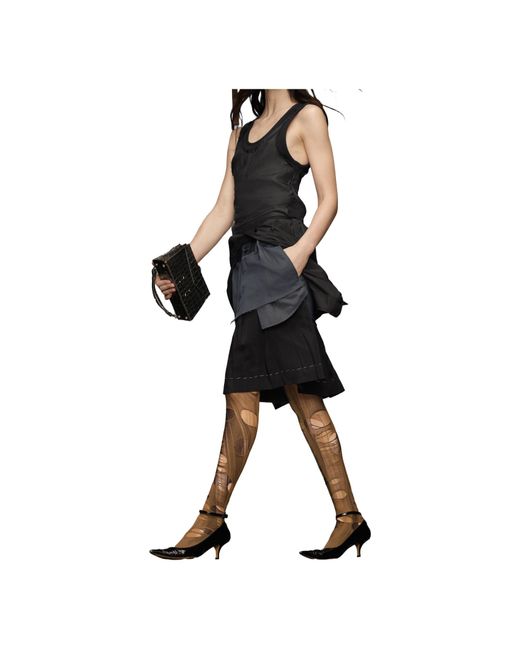 Maison Margiela Black Anonymity Of The Lining Dress