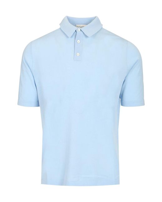 Tシャツ・カットソー BALLANTYNE SS25 SHORT SLEEVES POLO (B2W222 14C09 72500) Ballantyne Short-Sleeved Polo Shirt in Blue for Men | Lyst