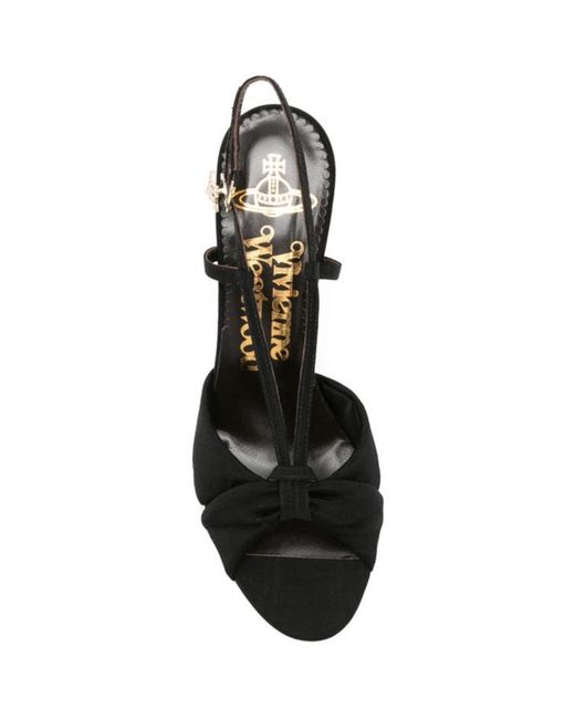 Vivienne Westwood Black Slingback Sandals