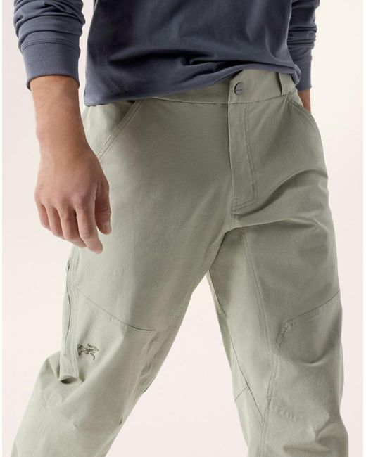 Arc'teryx Gray Cronin Cotton Pant for men