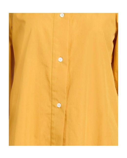 Marni Yellow Solid Color Long Shirt