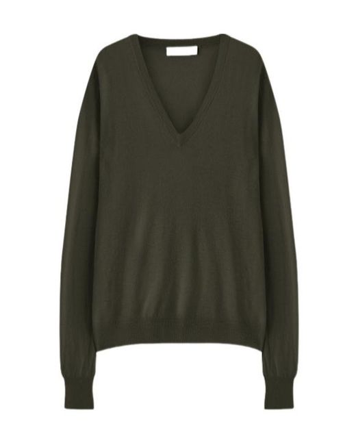 Joseph Green Cashair V Neck Jumper