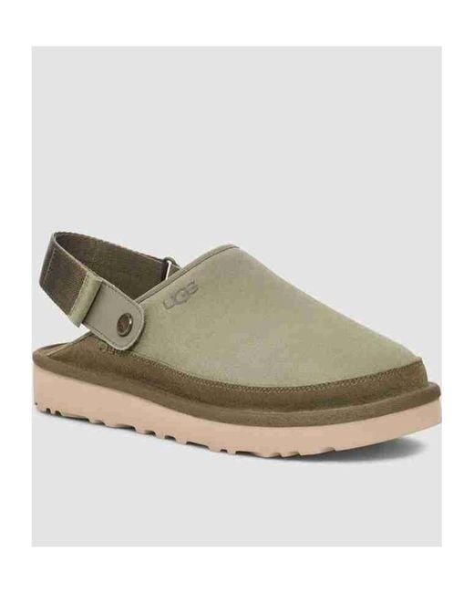 Ugg Green Goldencoast Slingback Strap Clogs for men