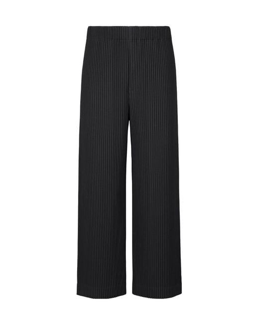 Homme Plissé Issey Miyake Black Homme Plissé Issey Miyake Mc May Trousers for men