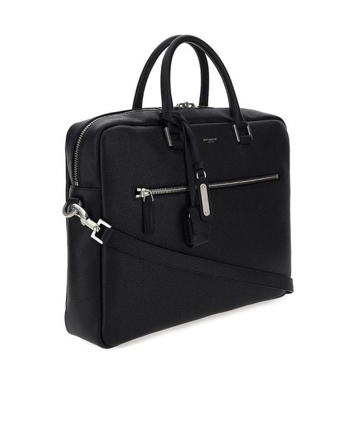 Saint Laurent Black Sac De Jour Briefcase for men