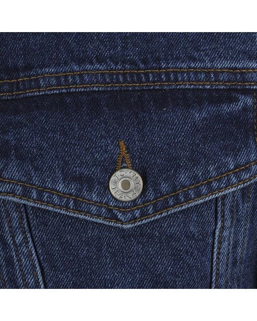 Tommy Hilfiger Blue Washing Effect Denim Jacket for men