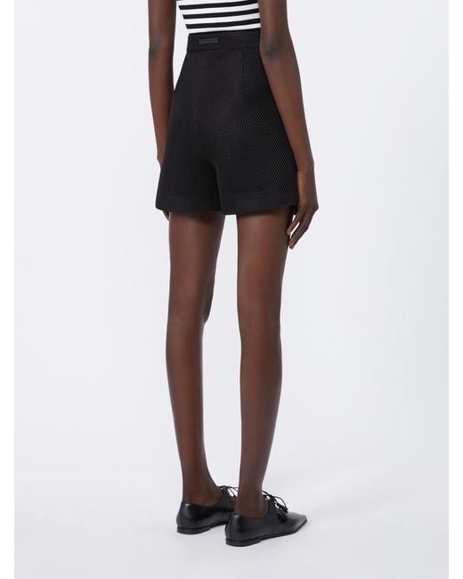 Max Mara Black Avena Shorts