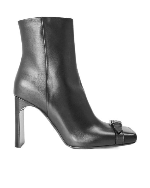 Balenciaga Black Heeled Ankle Boots