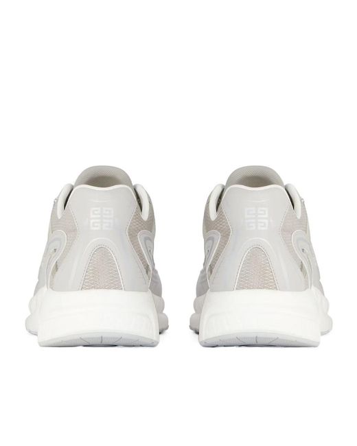 Givenchy Gray Nfnty-52 Lace-Up Sneakers for men