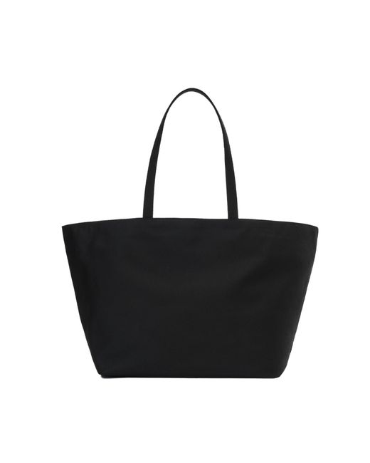 Alexander Wang Black Logo Embossed Ponch Tote Bag