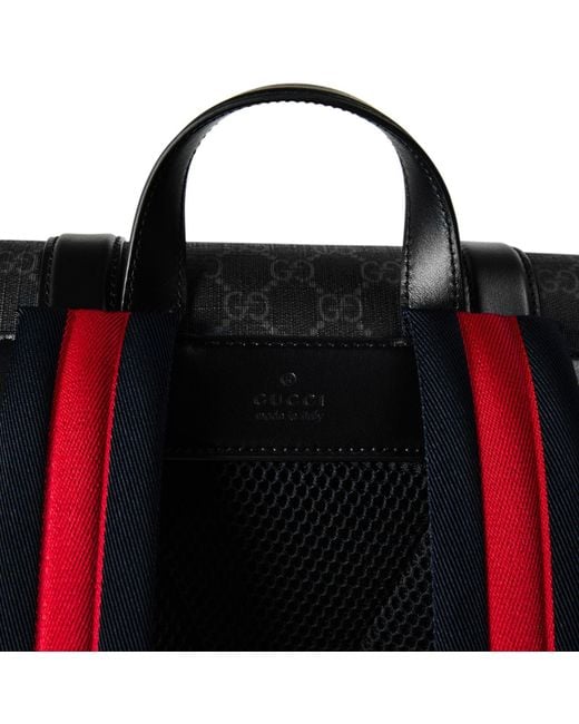 Gucci Black Simple Backpack for men