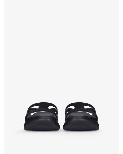 Givenchy Black Marshmallow Sandals for men