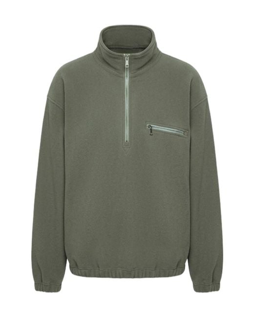 Rier Green Long-Sleeved Sweatshirt for men