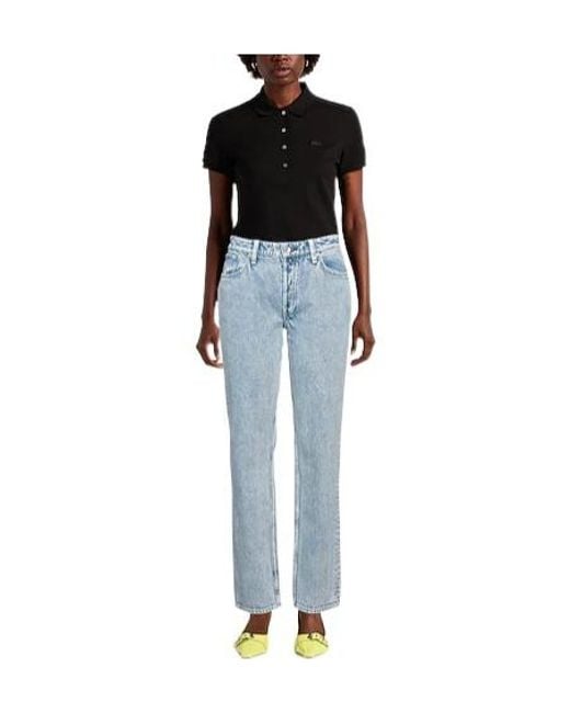 Rag & Bone Blue Light Wash Straight-Leg Jeans