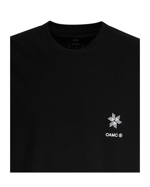 Goldwin Black Logo Graphic T-Shirt for men