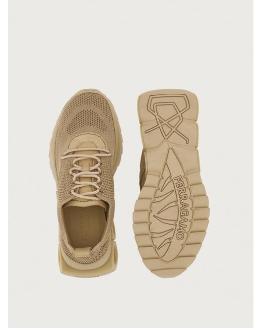 Ferragamo Natural Nima Low-Top Sneakers for men